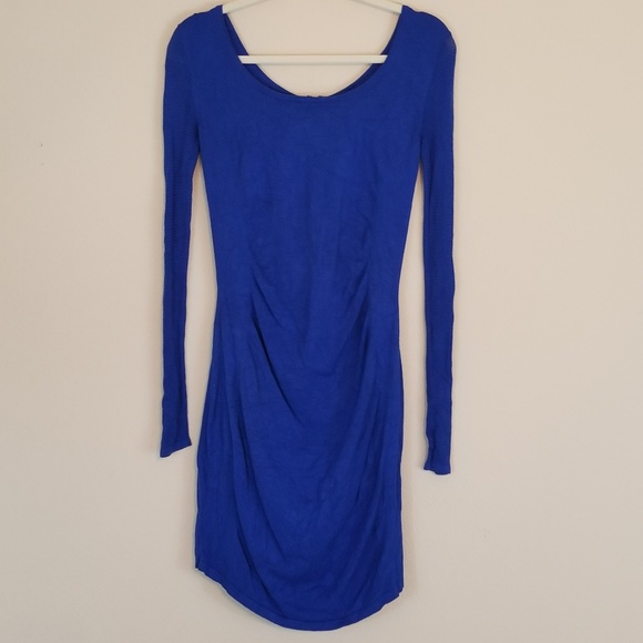 Express Dresses & Skirts - EXPRESS S BODYCON BLUE  DRESS,